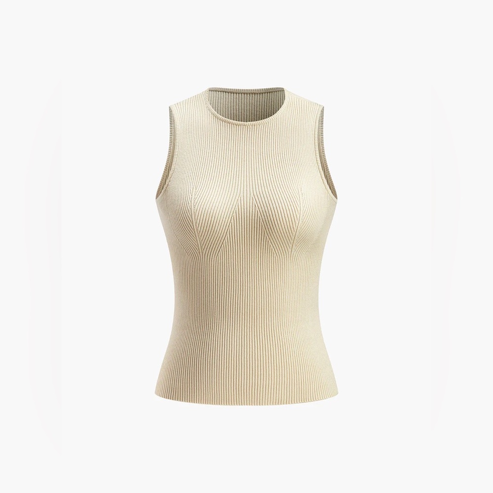 Commense Solid Basic Tank Top - Picture 3 of 16